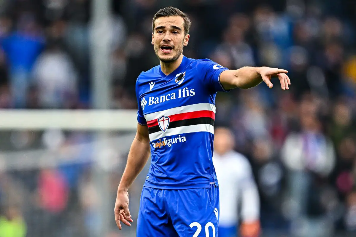 Winks spent the 2022/23 season on loan at Sampdoria. 