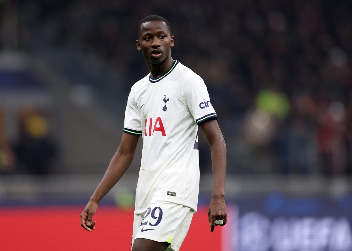 Tottenham Hotspur star Pape Matar Sarr offered on loan to Inter Milan.  (Photo by Catherine Ivill/Getty Images)