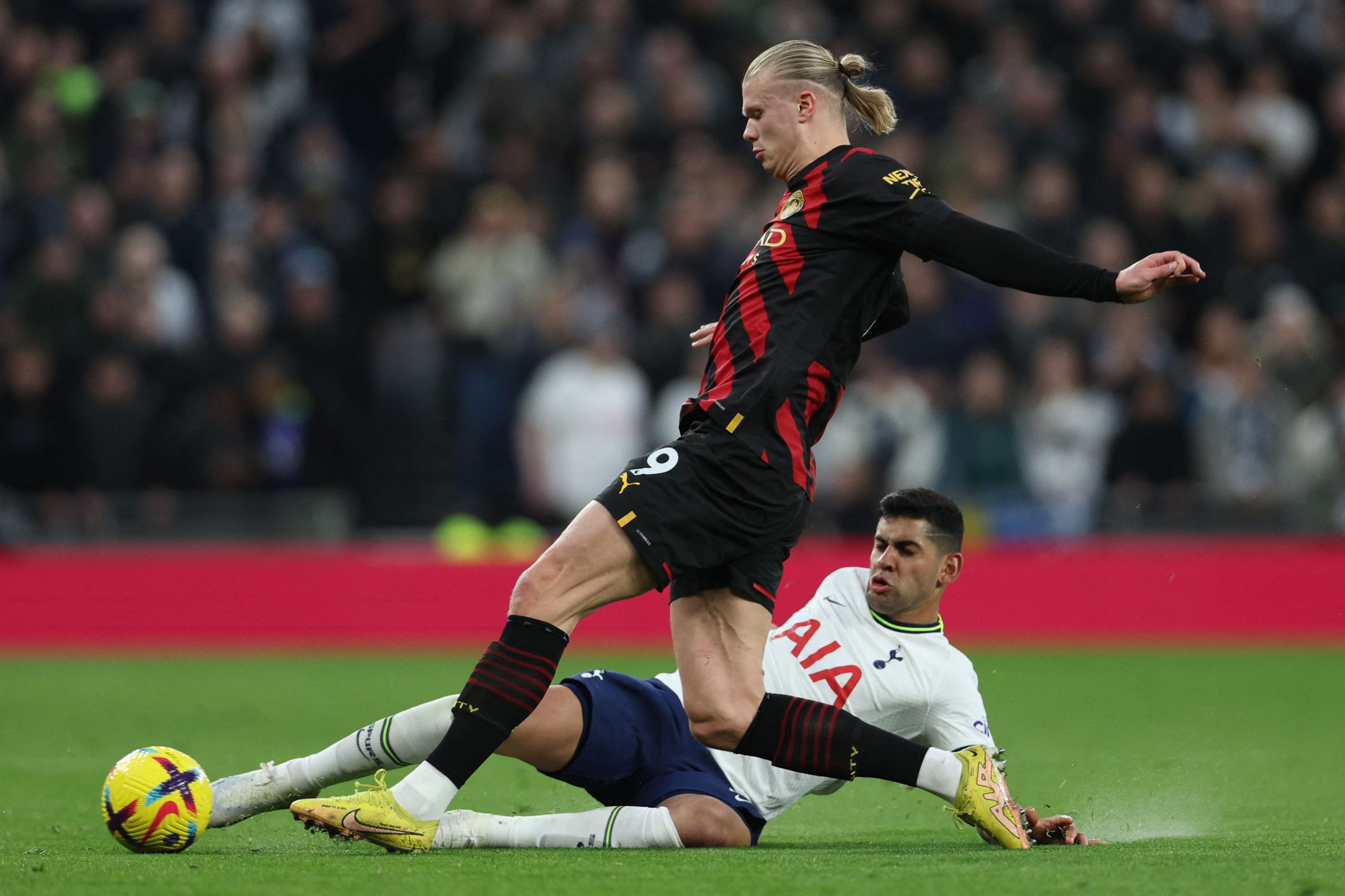 Stellini says Tottenham Hotspur star Cristian Romero must learn to control his aggression.