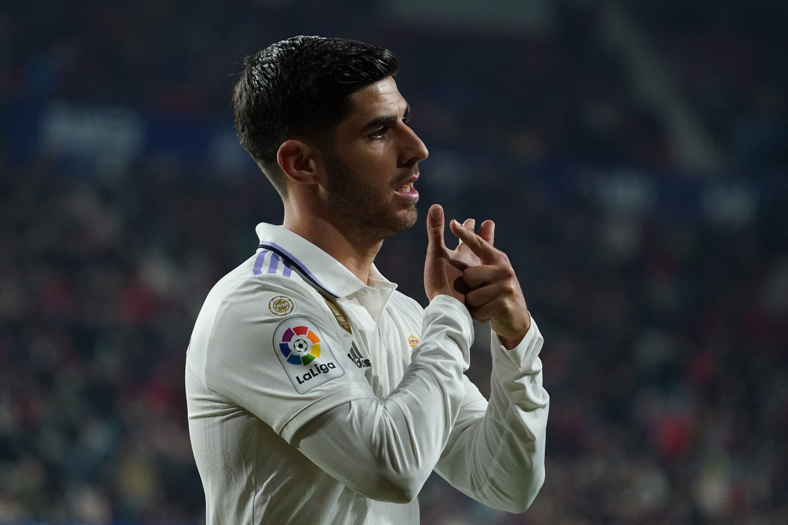 Real Madrid's Spanish midfielder Marco Asensio is eyed by Tottenham Hotspur.