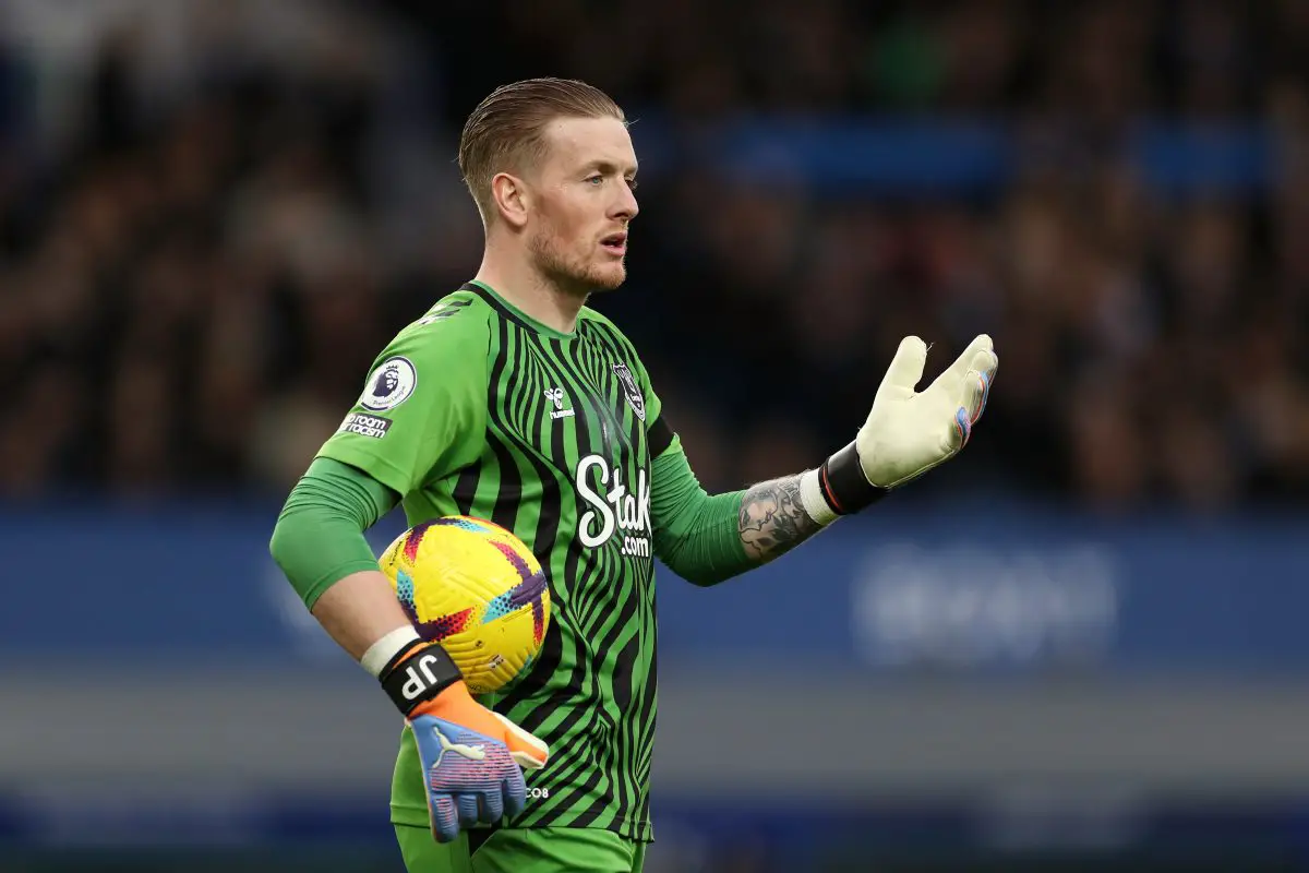 Jordan Pickford will not have a relegation release clause in his new Everton contract amidst links to Tottenham Hotspur.