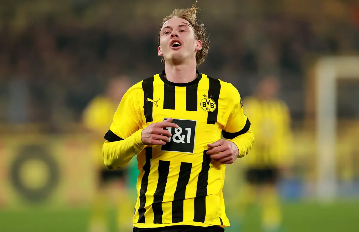 Julian Brandt of Borussia Dortmund eyed by Tottenham Hotspur.