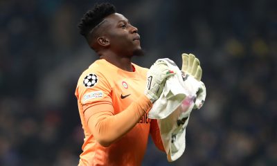 Andre Onana of FC Internazionale looks on.