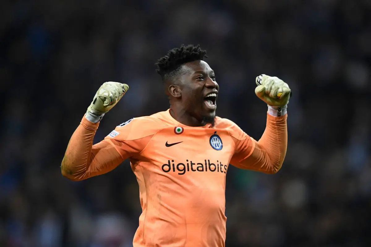 Man United are closing in on Inter Milan star Andre Onana. (Photo by MIGUEL RIOPA/AFP via Getty Images)