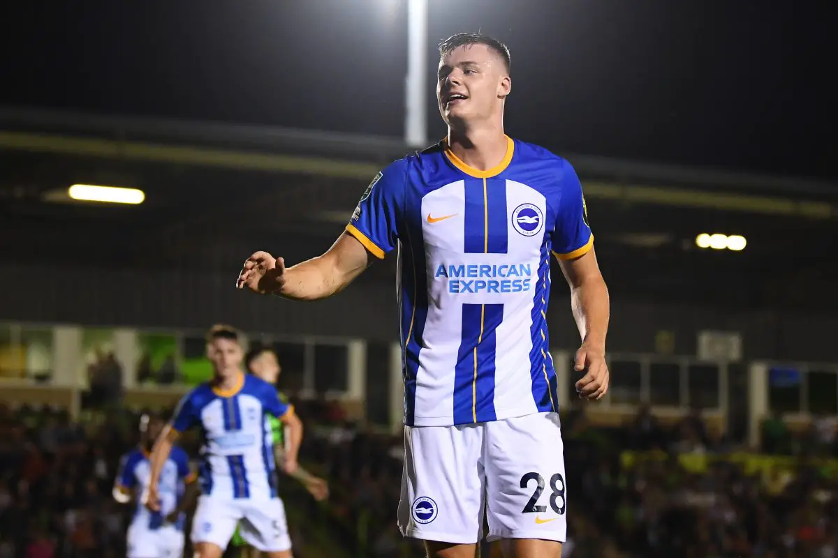 Tottenham need to spend £120m for Brighton wonderkid Evan Ferguson. (Photo by Alex Burstow/Getty Images)