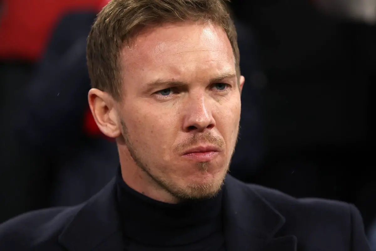 Matt Law says Tottenham could go back for Nagelsmann depending on their new sporting director.  (Photo by Alexander Hassenstein/Getty Images)