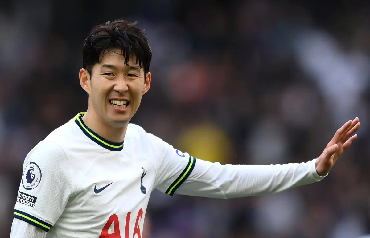 Son Heung-Min confirms that his future lies at Tottenham Hotspur.  (Photo by Justin Setterfield/Getty Images)