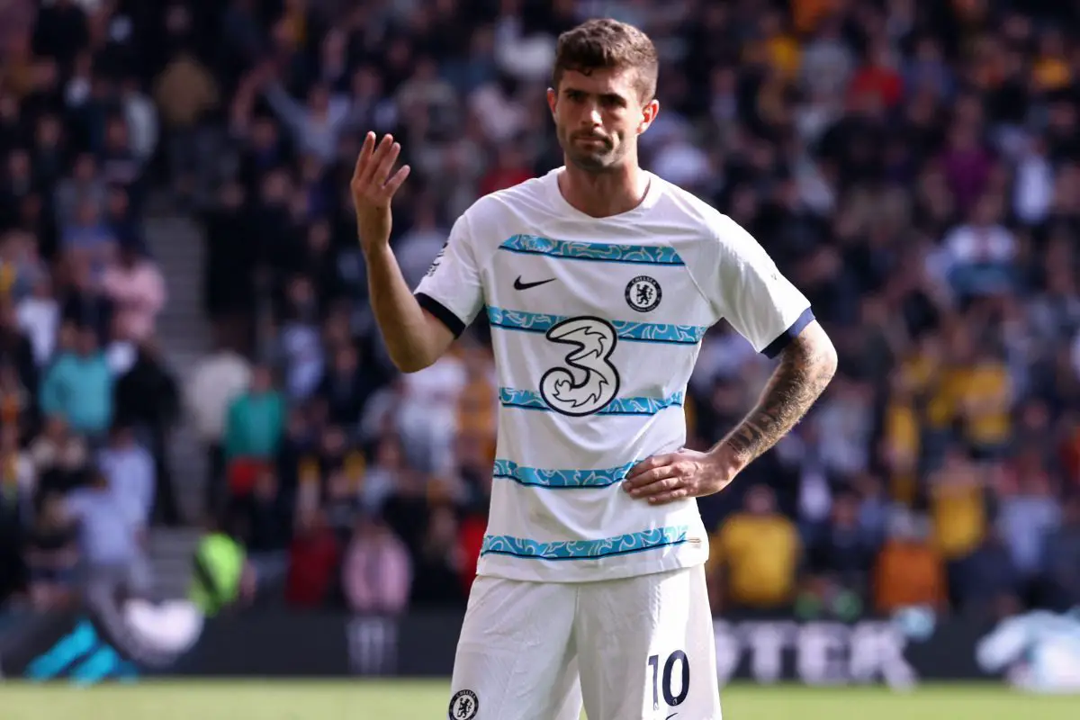 Chelsea's US midfielder Christian Pulisic.