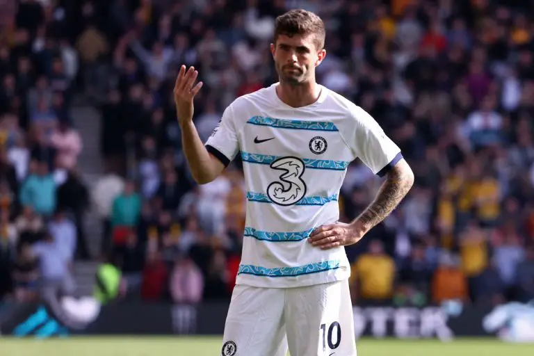 Chelsea's US midfielder Christian Pulisic.