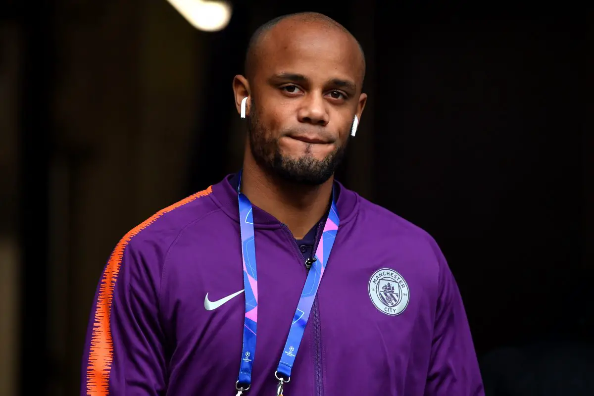 Pete O’Rourke claims Vincent Kompany does not want to join Tottenham Hotspur.  (Photo by Dan Mullan/Getty Images)