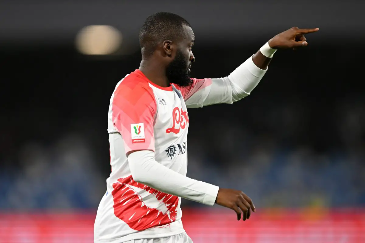 Tanguy Ndombele of SSC Napoli.