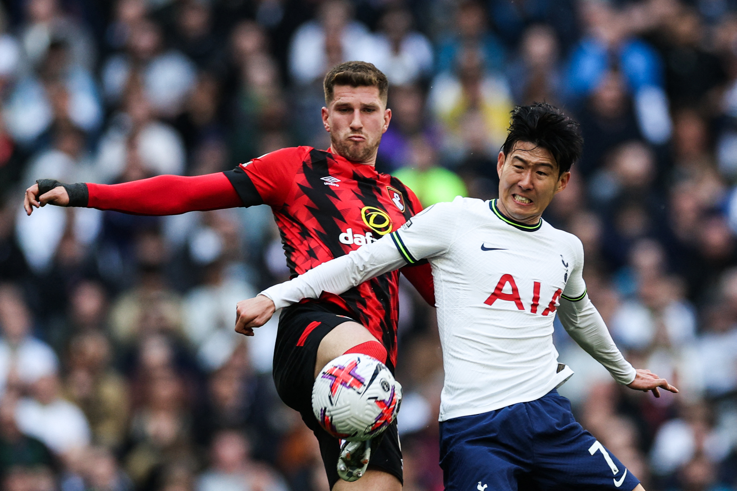Tottenham Hotspur's South Korean striker Son Heung-Min.