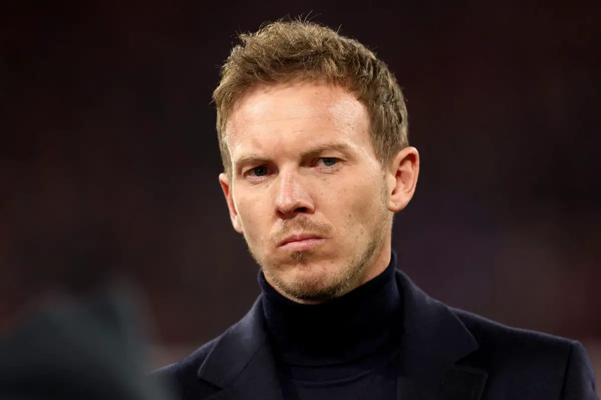 Boost for Tottenham as Julien Nagelsmann drops out of Chelsea race.  (Photo by Alexander Hassenstein/Getty Images)