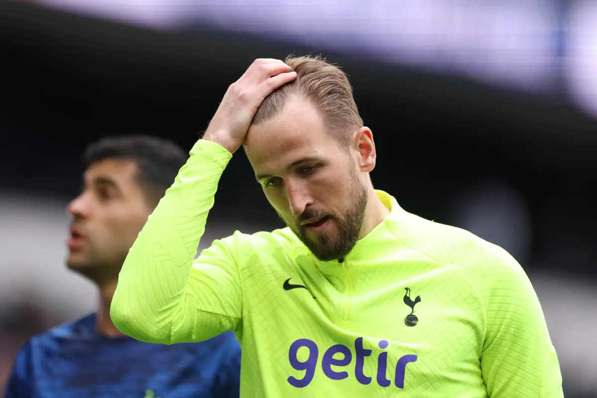 PSG enter the race for Tottenham Hotspur superstar Harry Kane.  (Photo by Alex Pantling/Getty Images)