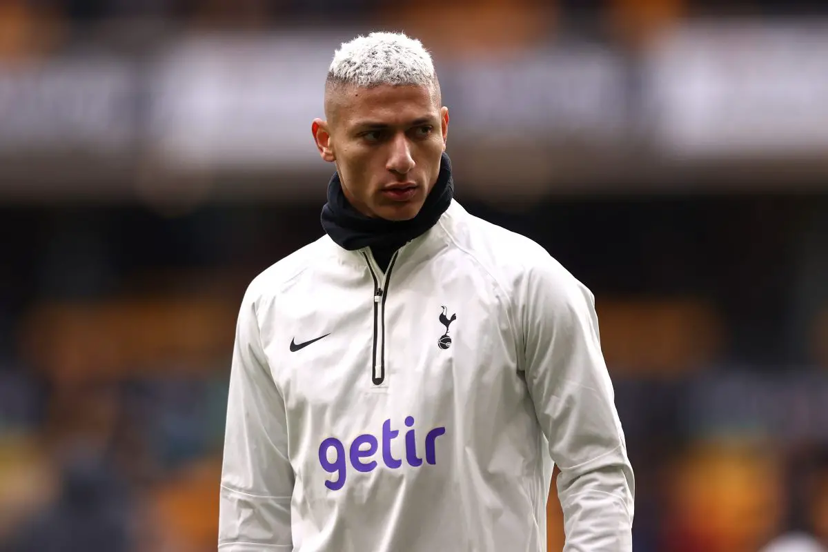 Tottenham Hotspur star Richarlison. (Photo by Naomi Baker/Getty Images)