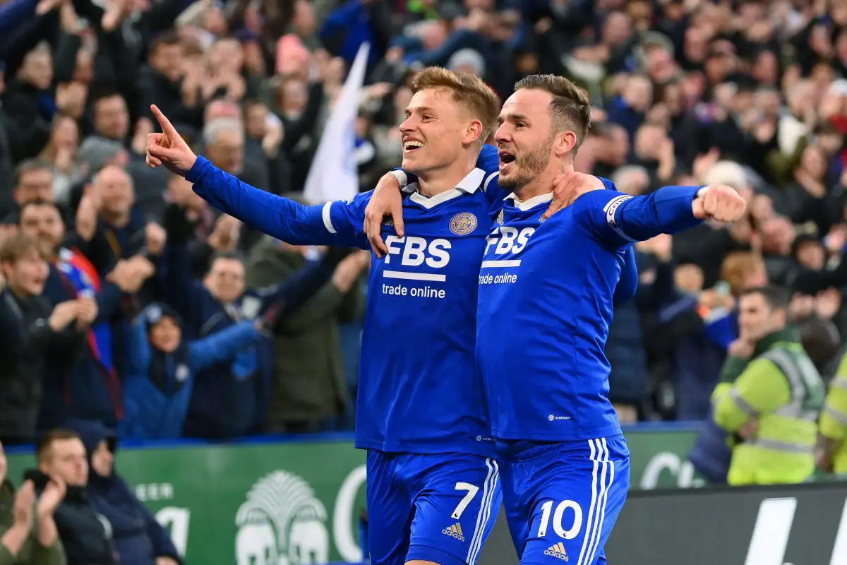 Harvey Barnes and James Maddison of Leicester City have been linked with Tottenham Hotspur. 