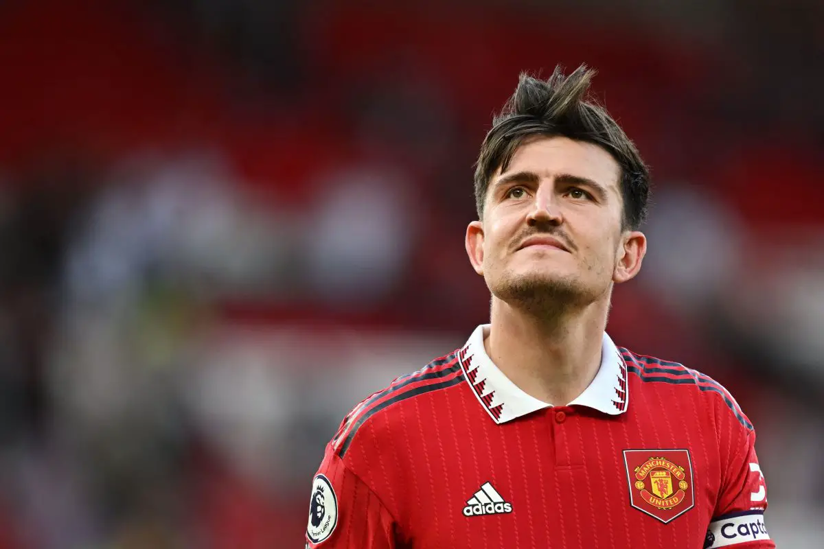 Tottenham Hotspur are among four clubs interested in Manchester United man Harry Maguire. (Photo by PAUL ELLIS/AFP via Getty Images)