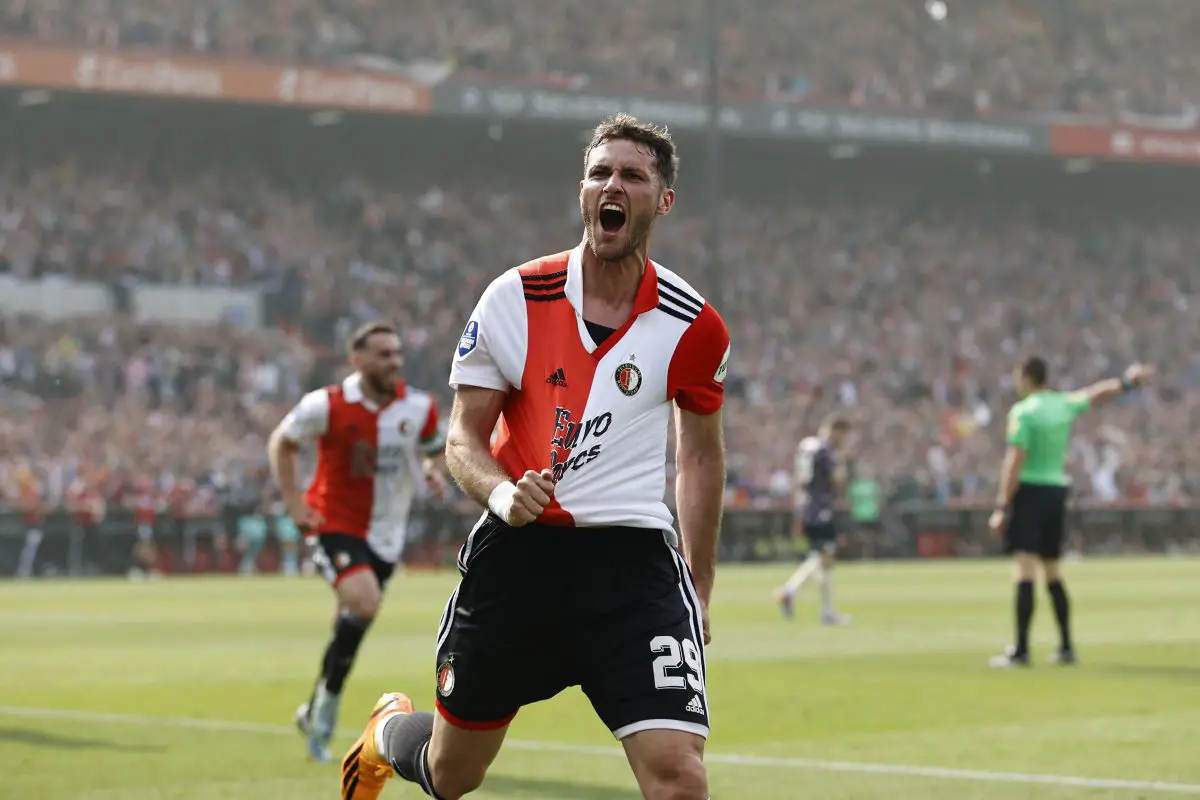 Tottenham shows interest in signing Mexican international Santiago Gimenez from Feyenoord, who is also one of the main targets of Liverpool's new manager, Arne Slot, to strengthen his new squad at Anfield.., 