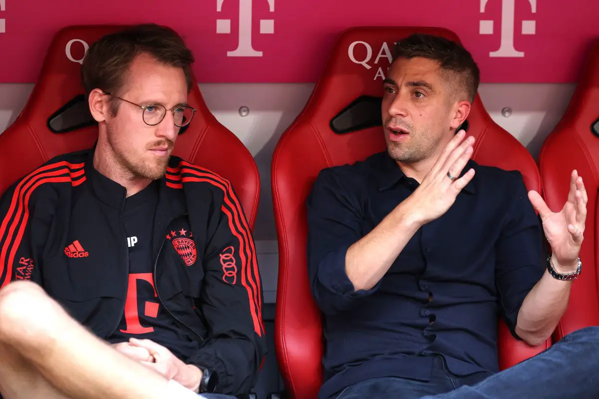 Tobi Altschaffl confirms Tottenham want Bayern Munich's Marco Neppe. 