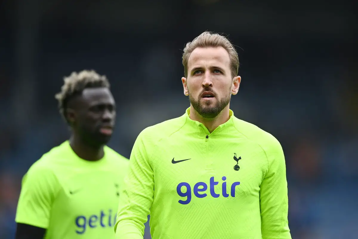 Agents of Tottenham Hotspur superstar Harry Kane meet with French champions PSG. (Photo by Gareth Copley/Getty Images)