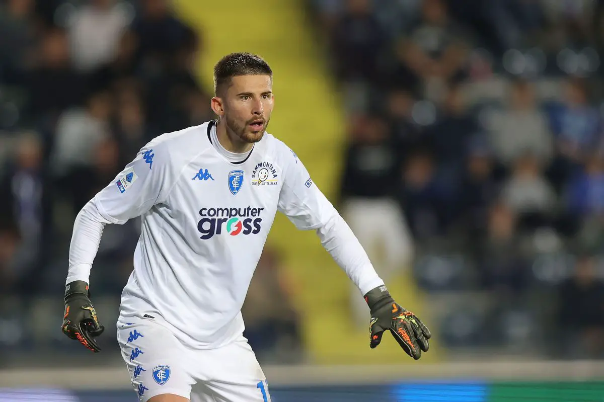 Guglielmo Vicario goalkeeper of Empoli FC set to sign for Tottenham Hotspur. 
