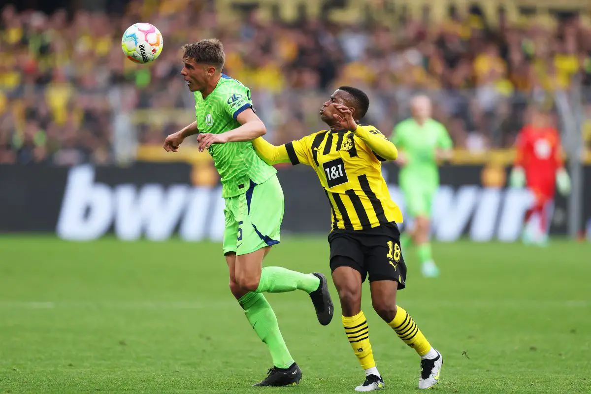 Tottenham open direct talks for Wolfsburg star Micky van de Ven.  (Photo by Lars Baron/Getty Images)