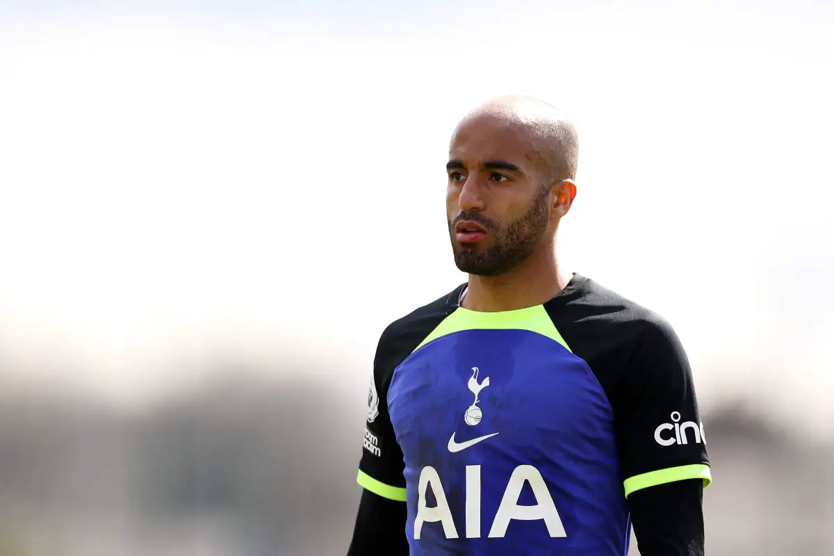 Former Tottenham Hotspur star Lucas Moura closing in on Saudi Arabian transfer. (Photo by Lewis Storey/Getty Images)