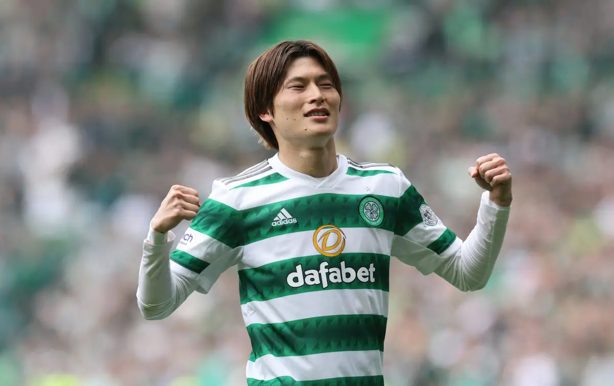 Kyogo Furuhashi to Tottenham? (Photo by Ian MacNicol/Getty Images)