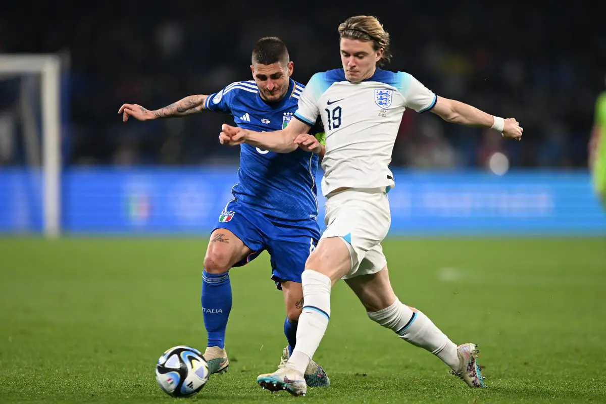 Tottenham boss Ange Postecoglou wants to sign Chelsea midfielder Conor Gallagher. (Photo by Francesco Pecoraro/Getty Images)