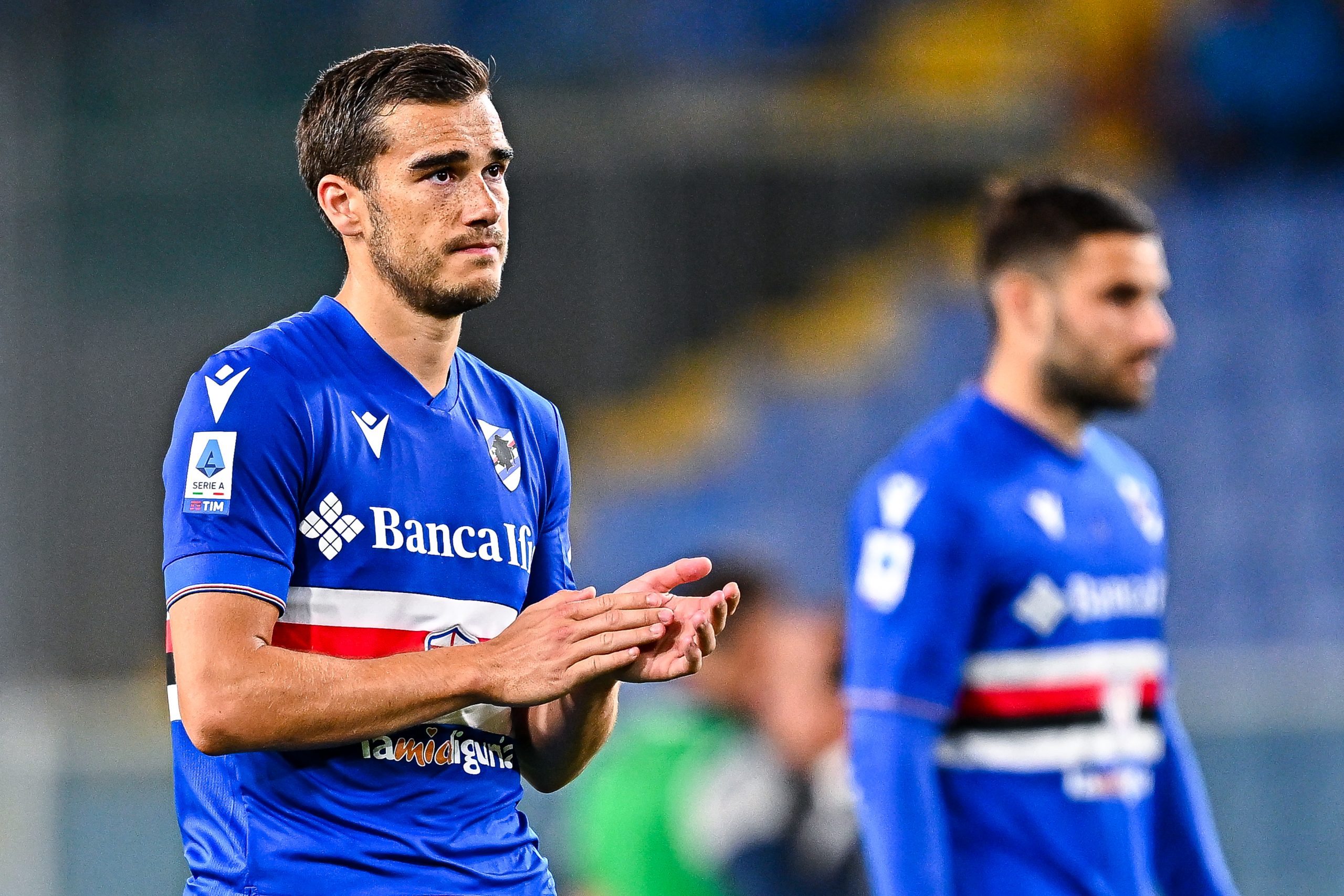 Harry Winks of Tottenham Hotspur during his time at Sampdoria. (Photo by Simone Arveda/Getty Images)