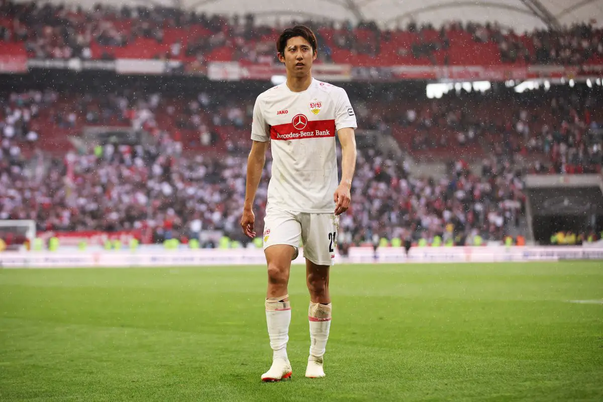Tottenham want to sign Japanese defender Hiroki Ito from VfB Stuttgart.  (Photo by Adam Pretty/Getty Images)