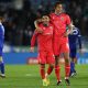 Blackburn Rovers' English midfielder Tyrhys Dolan (C) and Ashley Phillips celebrate.