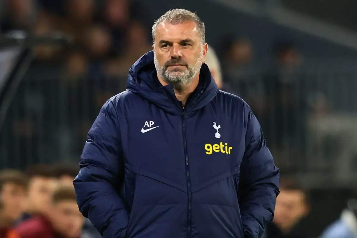 Tottenham Hotspur manager Ange Postecoglou is disappointed with the referee's decision-making in the Premier League fixtures. (Photo by TREVOR COLLENS/AFP via Getty Images)