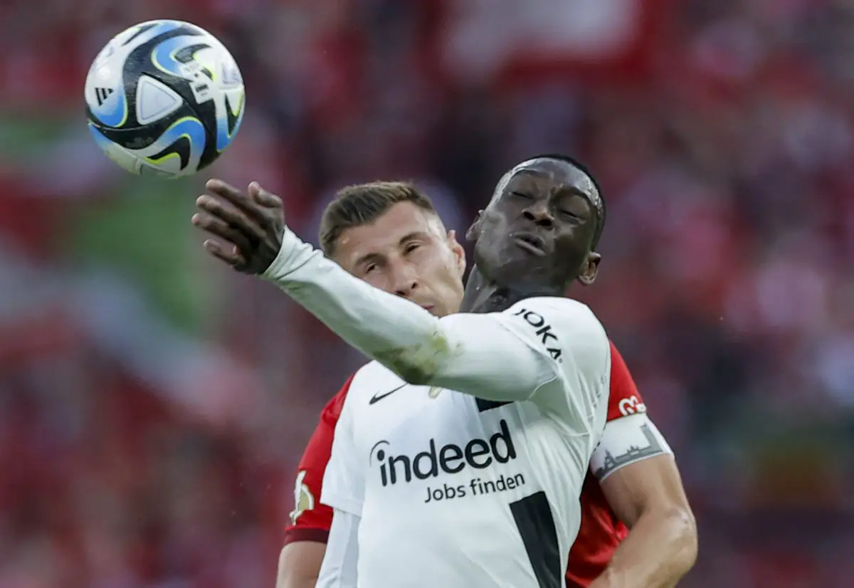 Eintracht Frankfurt forward and PSG target Randal Kolo Muani 'seriously looked' by Tottenham Hotspur. (Getty Images)