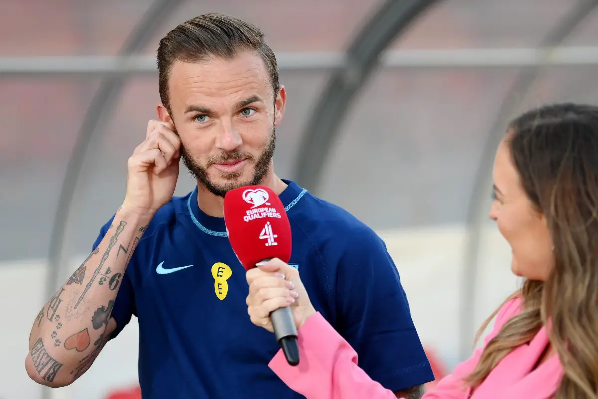 Graeme Souness says Tottenham Hotspur star James Maddison is better than Jude Bellingham.  (Photo by Mike Hewitt/Getty Images)