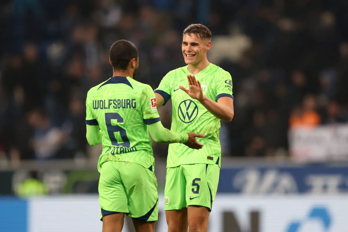 Tottenham Hotspur are closing in on Wolfsburg defender Micky van de Ven. (Photo by Christian Kaspar-Bartke/Getty Images)