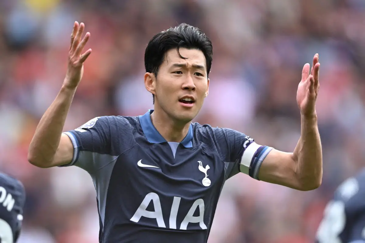 Tottenham Hotspur manager Ange Postecoglou confirms Son Heung-min and James Maddison doubtful for the match against Liverpool. (Photo by JUSTIN TALLIS/AFP via Getty Images)