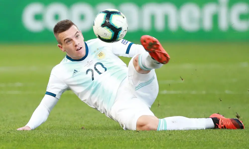 [Photos]: Tottenham star Giovani Lo Celso poses in new kits for 2022 World Cup champions Argentina