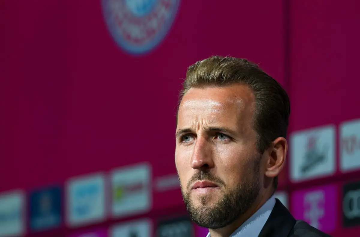 Bayern Munich's English forward Harry Kane