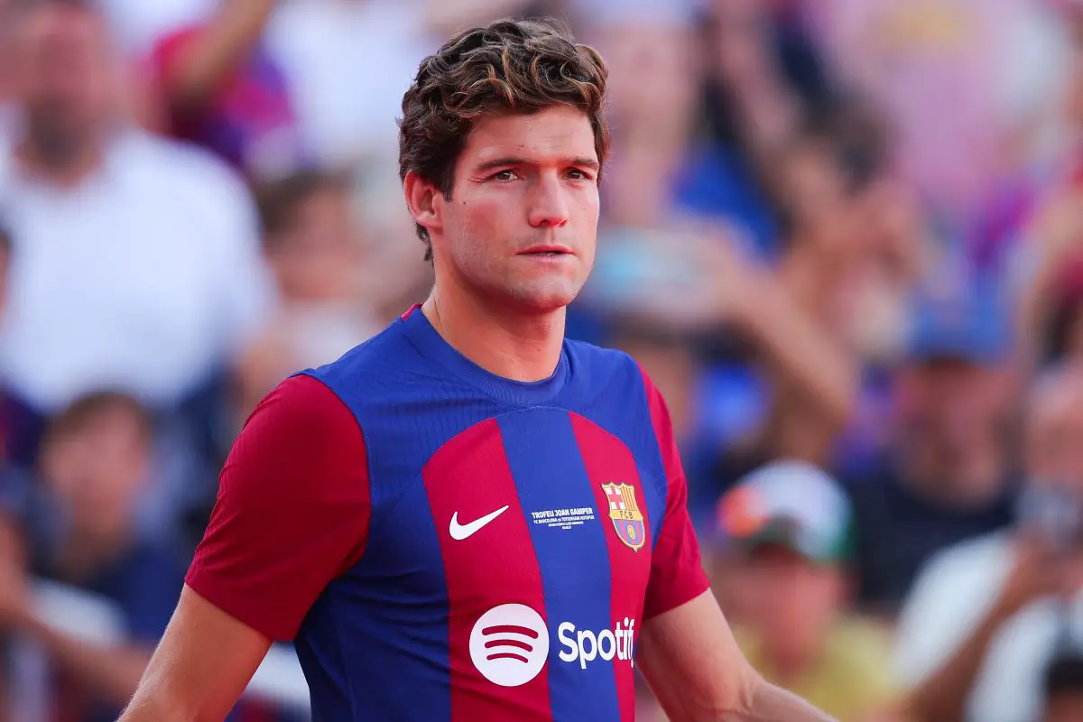 Former Chelsea player Marcos Alonso takes a dig at Tottenham after winning a pre-season game with Barcelona. 