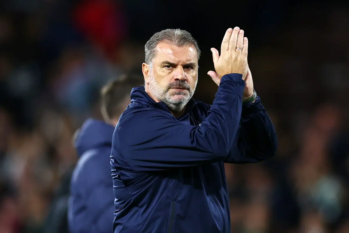 Ange Postecoglou talks about being a left-field managerial pick for Tottenham. (Photo by Clive Rose/Getty Images)