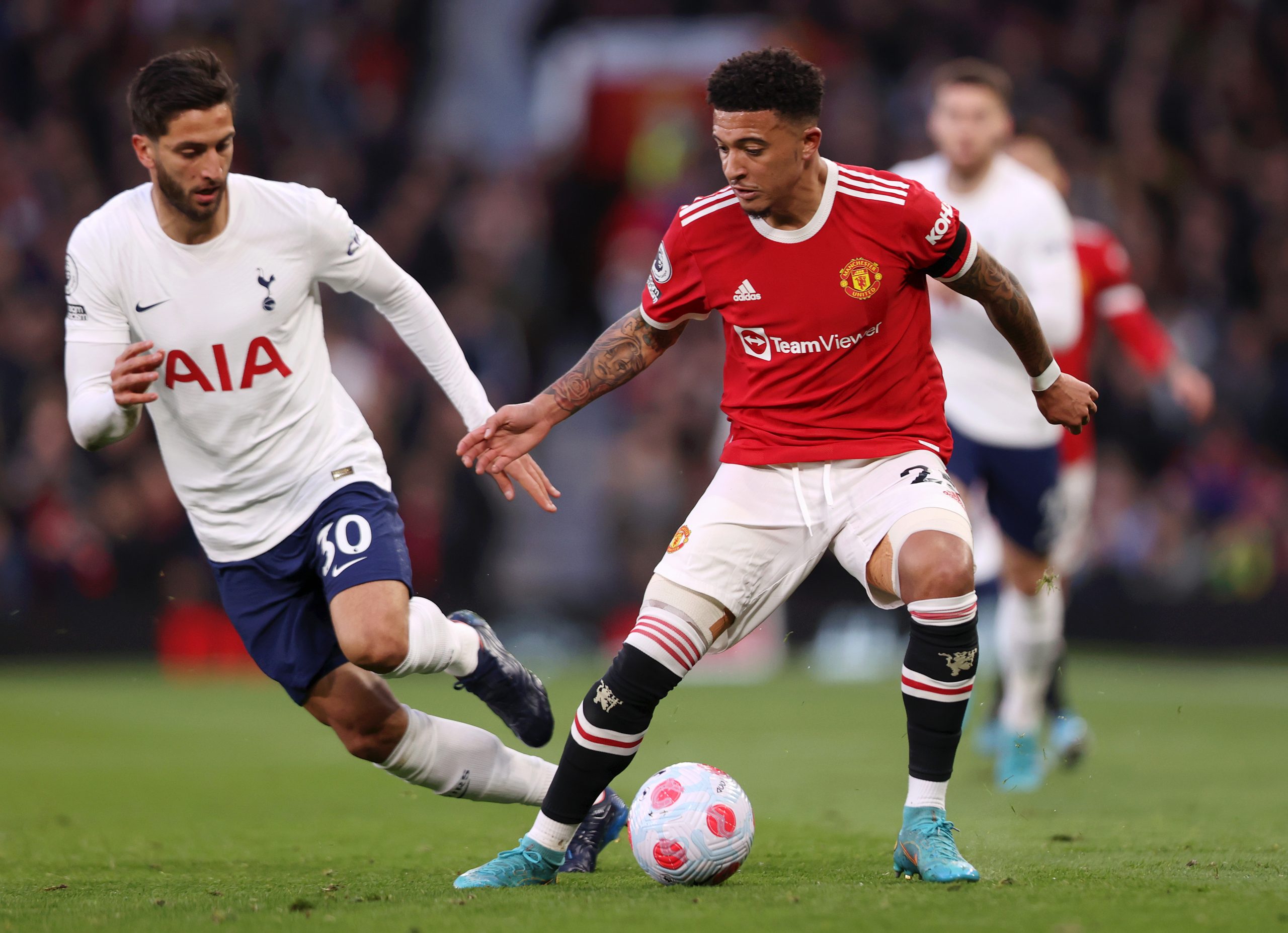 Dean Jones makes Tottenham Hotspur transfer claim regarding Jadon Sancho. (Photo by Naomi Baker/Getty Images)