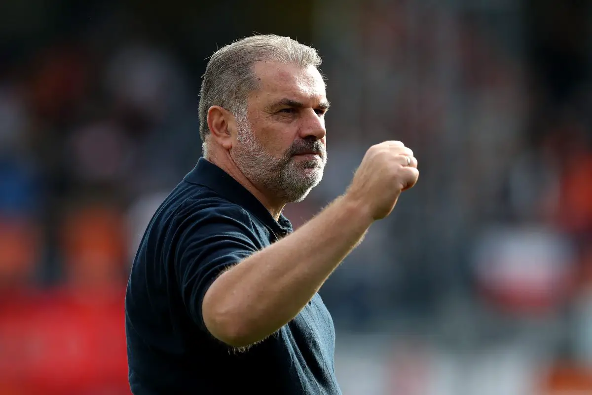 Tottenham manager Ange Postecoglou (Photo by Henry Browne/Getty Images)