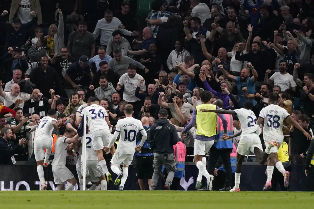 Tottenham Hotspur broke club record in impressive win vs Crystal Palace