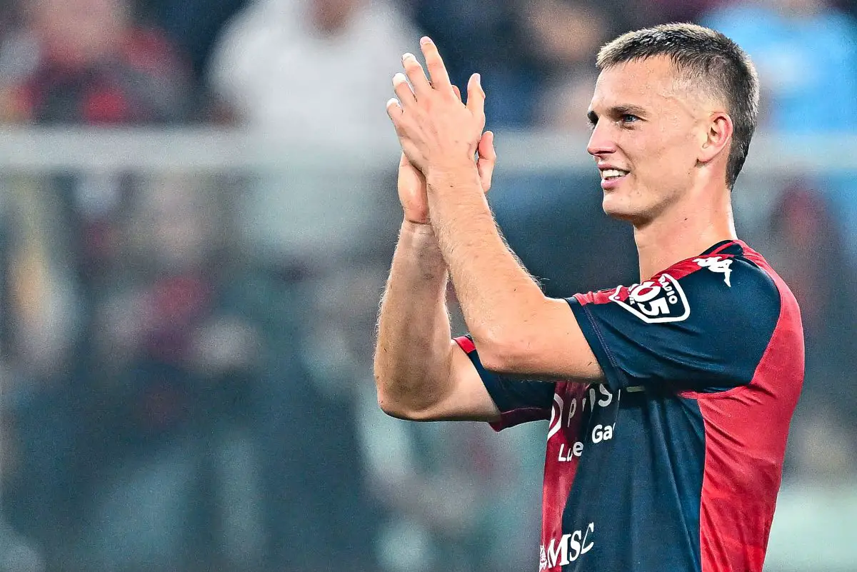 Albert Gudmundsson of Genoa wanted by Tottenham Hotspur and AS Roma. (Photo by Simone Arveda/Getty Images)