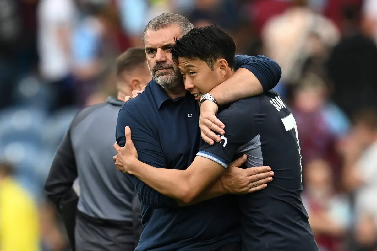 Dwight Yorke names Tottenham Hotspur's talisman Son Heung-min as a player who can help Manchester United in the future. (Photo by PAUL ELLIS/AFP via Getty Images)