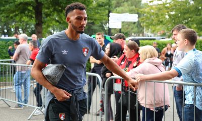 Lloyd Kelly of AFC Bournemouth arrives at the stadium. (Photo by Luke Walker/Getty Images)