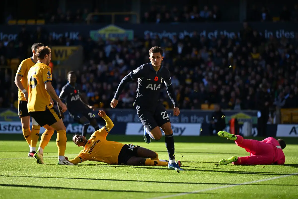 Tottenham Hotspur player Brennon Johnson praises Ange Postecoglou's decision to give him a chance. (Photo by Shaun Botterill/Getty Images)