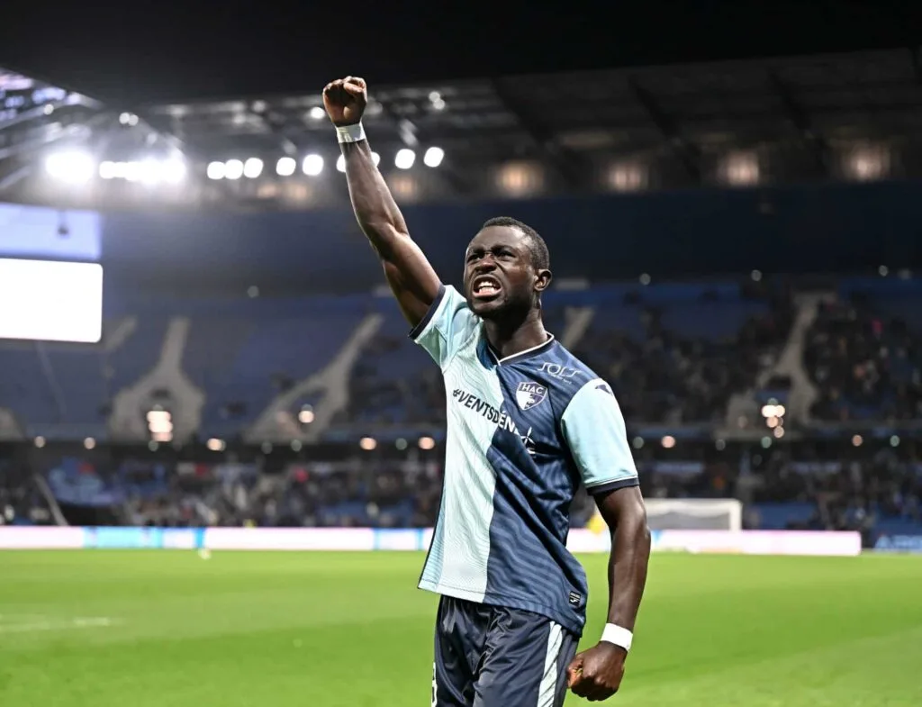 Le Havre star Arouna Sangante is wanted by numerous Premier League sides including Tottenham Hotspur. 