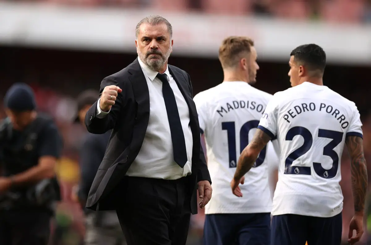 Ange Postecoglou shares his views on any possible Tottenham documentary. (Photo by Ryan Pierse/Getty Images)